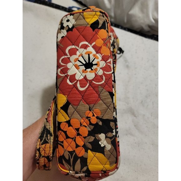 Vera Bradley Mandy Bittersweet Shoulder Bag orange black Purse READ - Picture 6 of 8